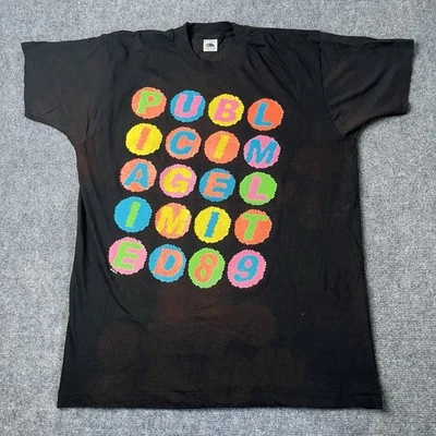 Camiseta De Colección 1989 PIL Public Image Limited 89 Para Hombre XL Banda Punk Rock Camiseta Concierto Foto 1 de 4