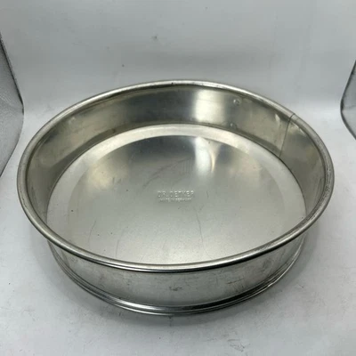 DR OETKER Round Baking Pan 10 Inch Silver German Quality Home Baking Essential Foto 1 de 4