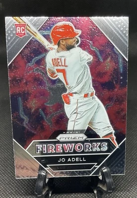 2021 Panini Prizm Fireworks #FW9 Jo Adell - Los Angeles Angels - Image 1 of 3