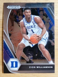 2021-22 Panini Prizm Draft Picks #63 Zion Williamson - Picture 1 of 2