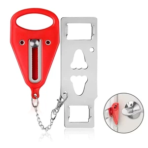 Upgrade Portable Door Lock,Hotel Door Lock Latch for Travel,Security Door Lock f - Picture 1 of 12