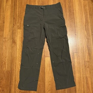 REI Co-op Hiking Pants Green Men’s 36/32 (34x30) Sahara Roll Up Relaxed Cargo - Picture 1 of 16