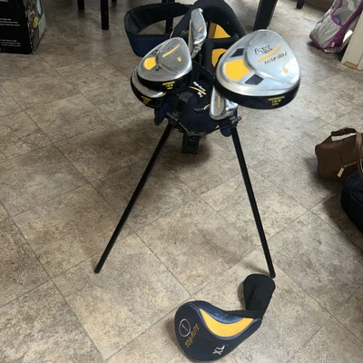 Top Flight XLj Junior Golf 8 Piece 3-Way Club Set (RH) Carry Stand Bag  31” - Image 1 of 4