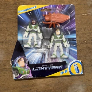 Imaginext Disney Pixar Lightyear 3" Action Figures Buzz Lightyear & Alisha - Picture 1 of 7