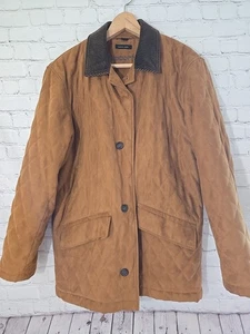 Claiborne Jacket Mens S Vegan Suede Barn Chore Quite Luxury Prep Equestrian - Picture 1 of 11