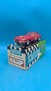 Scalextric 4034 GT Jaguar E in Red, New Old Spanish shop stock - Picture 1 of 8