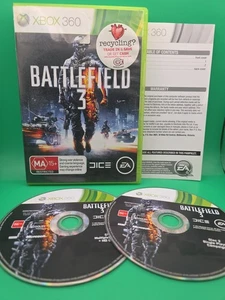 Battlefield 3 - Xbox 360 PAL - Complete With Manual - 2 Disc Set - Picture 1 of 3