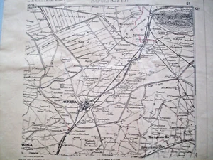 Pianta Territori di Afragola ,Acerra Brusciano Mariglianella- I. G.Militare 1905 - Foto 1 di 3