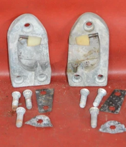 Vtg 1955-1960 Chevy Buick Cadillac Pontiac Oldsmobile Door Latch Strikers LH RH - Picture 1 of 9