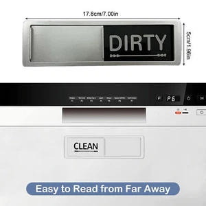 Clean / Dirty Dishwasher Magnet - Glossy Waterproof Magnet - Picture 1 of 7
