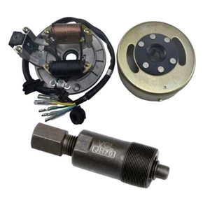 Magneto Stator+Flywheel Puller for 110cc 125 150 Dirt Bike Lifan SSR CRF50 XR50 - Picture 1 of 8