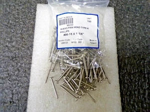 #6 Pan Head Phillips Sheet Metal Screw Stainless Steel, 1-1/4" L, 100 PK, (RG) - Bild 1 von 4