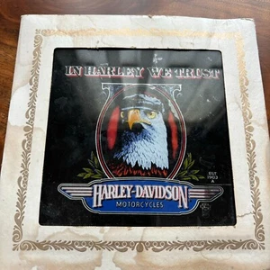 Harley Davidson Motorräder Karneval Glas Spiegel mit Adler 6x6 - Bild 1 von 7