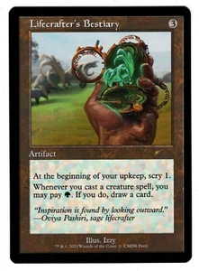 MTG LIFECRAFTER'S BESTIARY RETRO FRAME COMMANDER PARTY PROMO - Picture 1 of 2