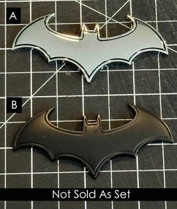 3D Batman Metal Logo Decal - Picture 1 of 5