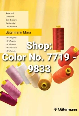 SPOOL LOTS Gutermann MARA No30 M1003/Tex100/TOPSTITCH Buttonhole&Jean SEW THREAD - Image 1 of 4