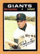 1971 Topps Tito Fuentes #378 San Francisco Giants EX+