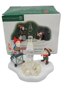 Department 56 Coca-Cola Figurine North Pole Series Village Ice Cold Vintage 2004 - Picture 1 of 11