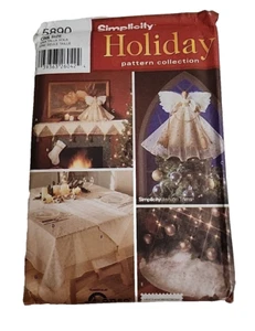 Simplicity Holiday Pattern Collection Uncut #5890 2002 Sewing Patterns Christmas - Picture 1 of 5