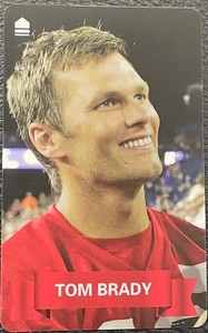 Tom Brady Redzone Rush Dave Busters Football Game Card NFL