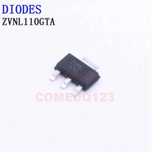 5PCSx ZVNL110GTA SOT-223 DIODES MOSFET #A7 - Picture 1 of 4
