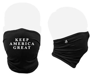 Trump Keep America Great Neck Gaiter Breathable Face Cover Bandana Activity Mask - Picture 1 of 24