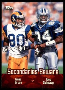 2000 Topps Combos I.Bruce/J.Galloway #TC5