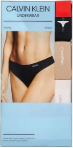 Calvin Klein Womens 3 Pack Thong Underwear Small Item New Box Broken - Picture 1 of 2