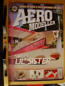 AEROMODELLER MODEL AIRCRAFT MAGAZINES 2013 SEPT OCT WITH LIL SISTER 17" SPAN - Picture 1 of 4