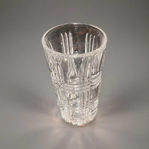Replacement Godinger Clear Crystal Highball Glass Glen Plaid type pattern 5.5” - Picture 1 of 3