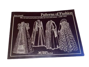 Patterns of Fashion c1560-1620 Paperback Book Janet Arnold 1985 Macmillan - Bild 1 von 6