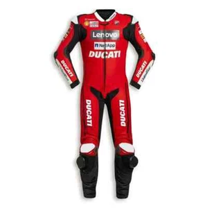 Ducati Motorbike Racing Suit Original Cowhide Leather Customized Motorcycle Suit - Picture 1 of 4