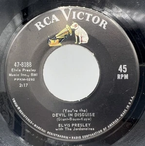 Elvis Presley Devil In Disguise ~ 1963 USA 7" ~ US RCA Victor 47-8188 VG+ - Picture 1 of 6