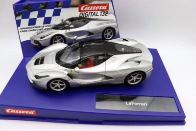 Carrera Digital 1 32 LaFerrari Silver Racing Toy Car Slot cars - Image 1 of 4