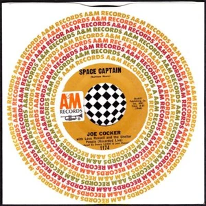 Joe Cocker 45 RPM - Space Captain / The Letter (1970) - Picture 1 of 2