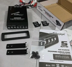Audiopipe 5 Band Graphic Equalizer mit 7 V Line Driver (EQ-57MOTO) - Bild 1 von 10