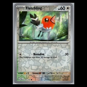 Paldea Evolved - Fletchling - 163/193 - Reverse Holo - Pokemon TCG - Picture 1 of 1
