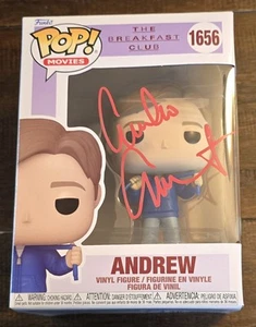 Emilio Estevez signiert Andrew The Breakfast Club Funko Pop #1656. Kommt mit JSA - Bild 1 von 8