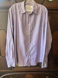 FRANK & EILEEN Women's 100% Cotton "Finbar" Button Down Shirt Size L (K8) - Picture 1 of 5