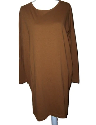 Double Zero Womens Brown T-Shirt Dress Size Mystical Medium - Image 1 of 4