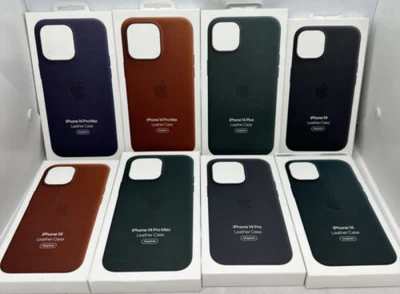 Funda de Cuero Oficial Apple para iPhone 14 / 14 Pro / 14 Pro Max / 14 Plus 2022