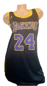 Adidas NBA KOBE BRYANT #24 Los Angeles LA Lakers Jersey Dress Women’s Sz XL NWT - Picture 1 of 16