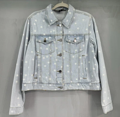 Chaqueta vaquera para mujer Jou Jou Premium Denim Collection bolsillos medianos estrellas nueva con etiquetas Foto 1 de 3
