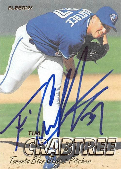 Tim Crabtree autographed Baseball Card (Toronto Blue Jays, FT) 1997 Fleer #236 - Image 1 of 1