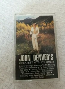 John Denver's Greatest Hits, Volume 2 Cassette Tape 1977 RCA Records - Picture 1 of 5