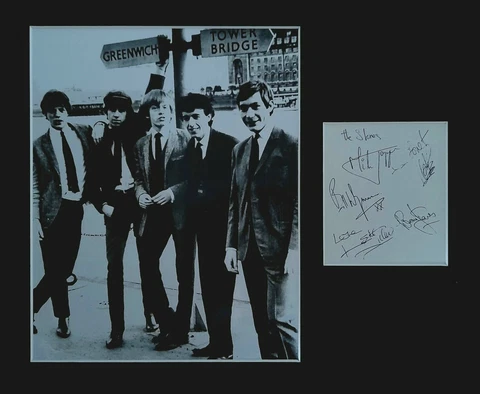 THE ROLLING STONES signed autographs PHOTO DISPLAY Mick Jagger Keith Richards Cover