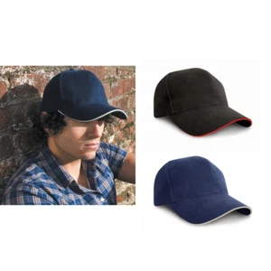 Result Headwear sándwich pico de algodón pesado rc025p-adults casual headwear - Imagen 1 de 8