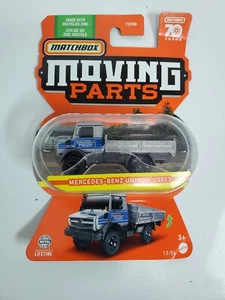 Matchbox Moving Parts Mercedes-Benz Unimog U5023 Polizei Gray #13/54 2023 - Picture 1 of 3