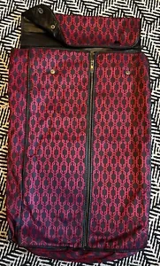Vintage Red Dress Shirt Travel Luggage Bag Case Pouch - Picture 1 of 2
