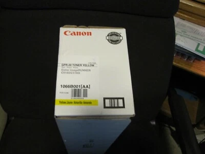 Unidad de tóner GENUINA Canon GPR-20 AMARILLO Color Image Runner serie 0257B001 NUEVO Foto 1 de 4